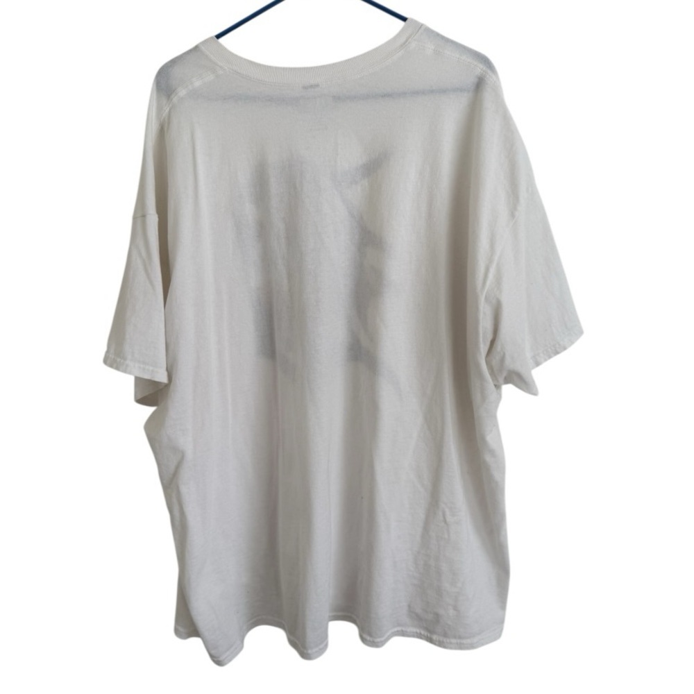 LVS Mens White Detroit Tigers Baseball Graphic T Shirt 3XL Big Tall Deadstock - Picture 3 of 3